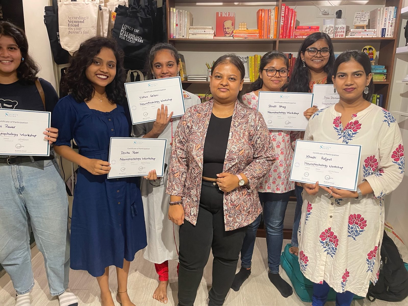 A cohort with their mentor