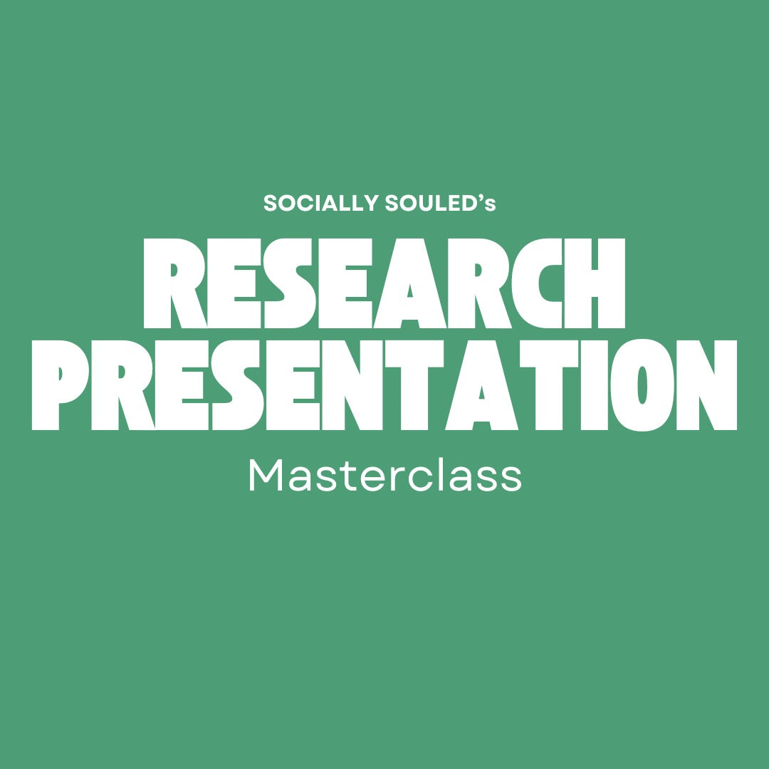 Research Presentation Masterclass