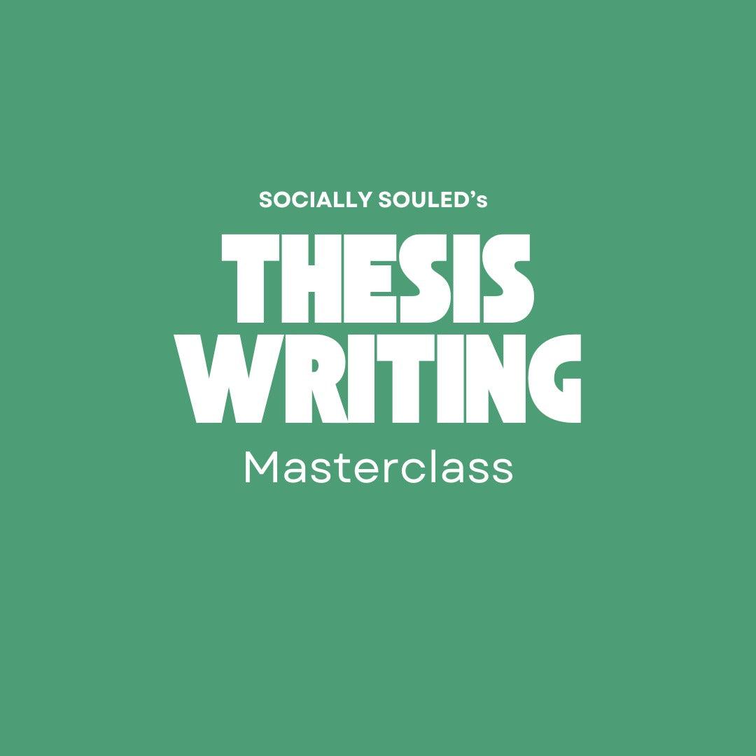 Thesis Writing  Masterclass
